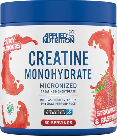 Strawberry Creatine Monohydrate Powder